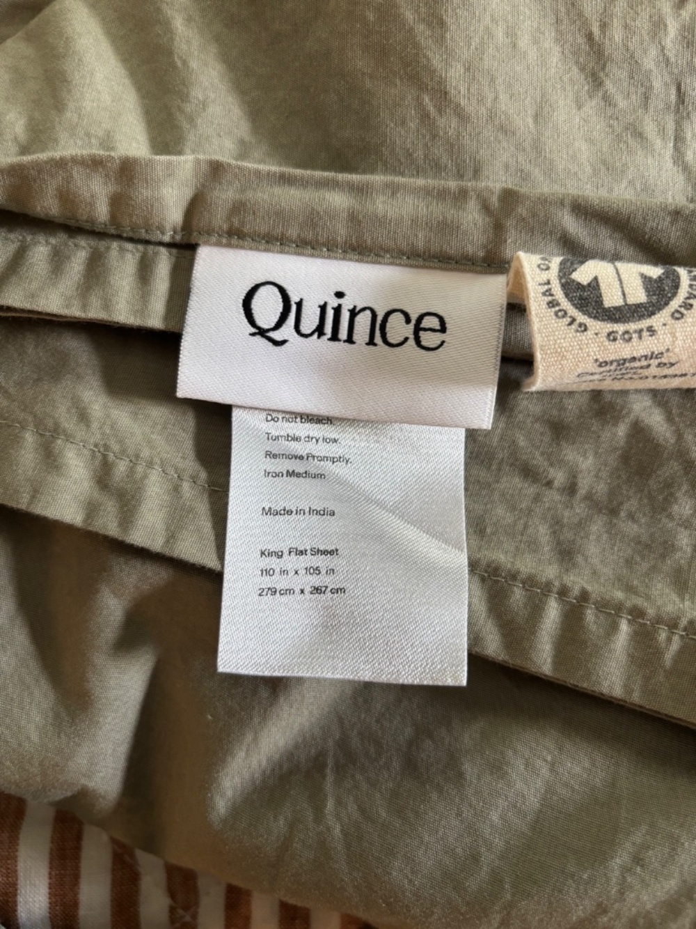 Quince Percale Sheet Set - King - Picture 5 of 5